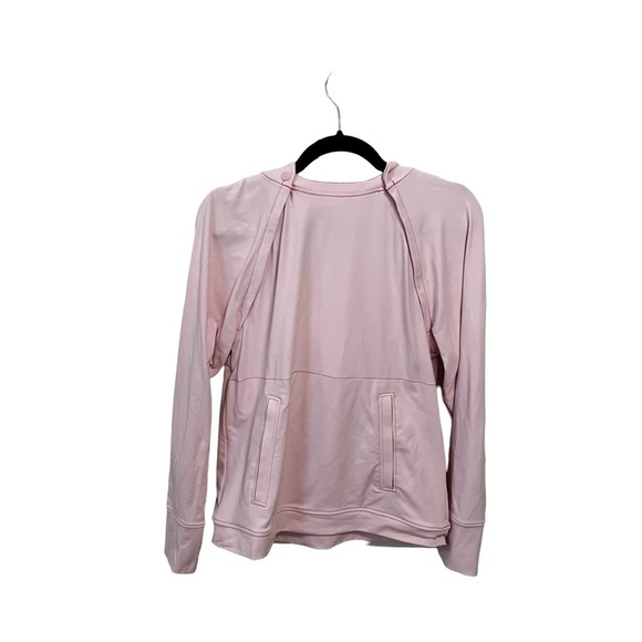 Care+Wear x Oscar de la Renta Port Access Hoodie Pink Sweatshirt Sz S - Picture 2 of 5